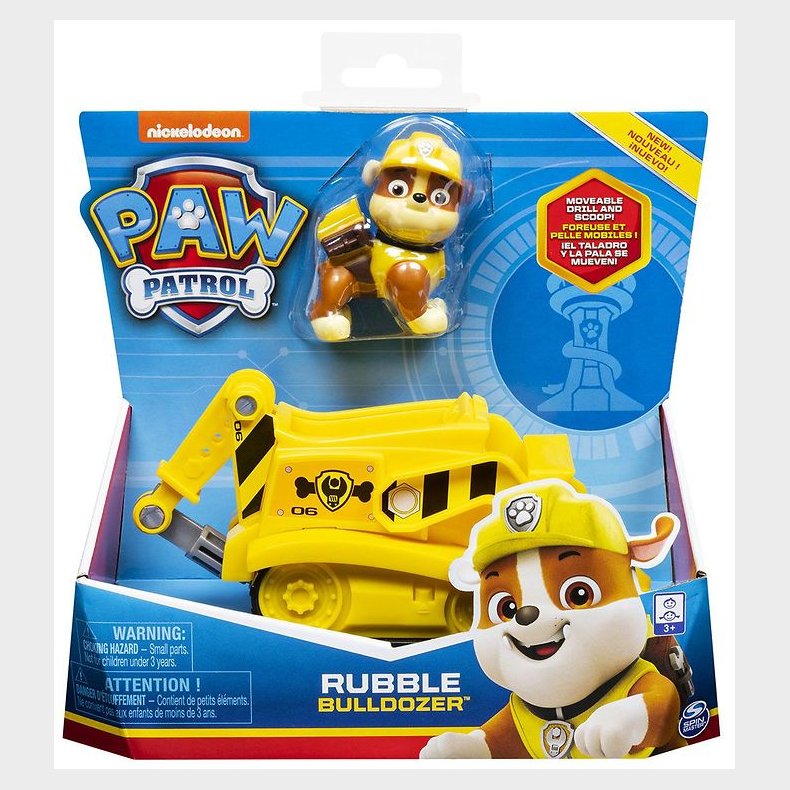 Paw Patrol Legetjsbil - Basic - Rubble Bulldozer