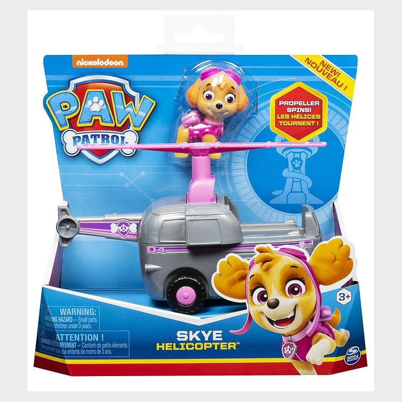 Paw Patrol Legetjsbil - Basic - Skye Helicopter