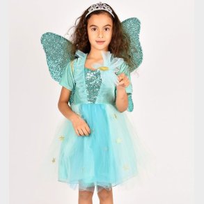 Den Goda Fen Udkldning - Fekjole m. Vinger/Tryllestav - Turkis