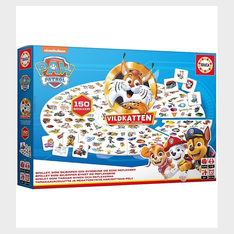 Educa Brtspil - Vildkatten Paw Patrol