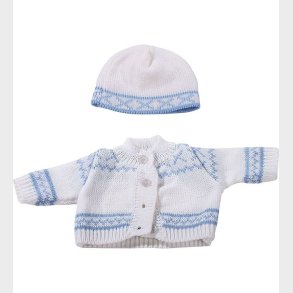 Götz Dukketj - Bluse/Hue - 30-33cm - Blue Norway