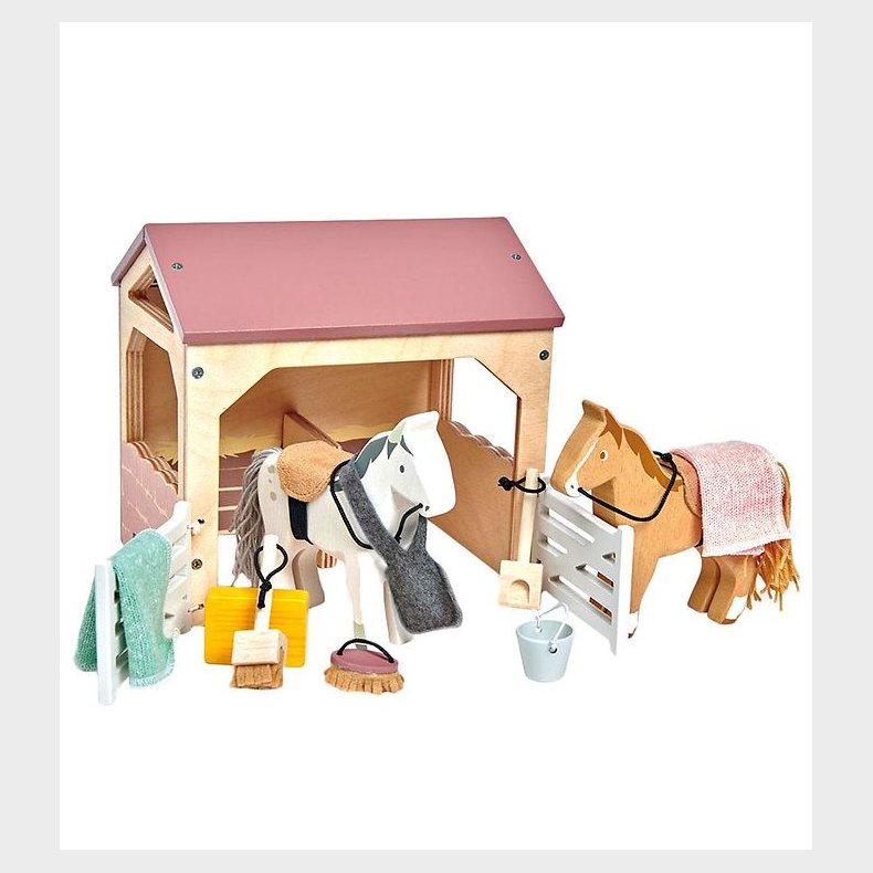 Tender Leaf Trlegetj - Hestestald Til Dukkehus - Lille