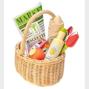 Tender Leaf Trlegetj - Flettet Kurv Med Varer