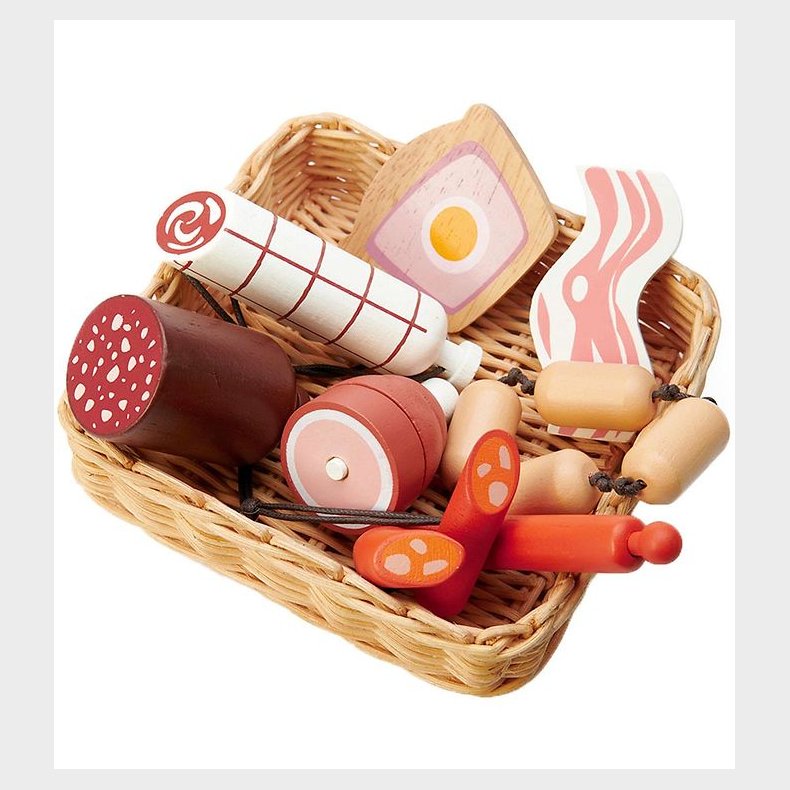 Tender Leaf Trlegetj - Kurv Med Slagtervarer