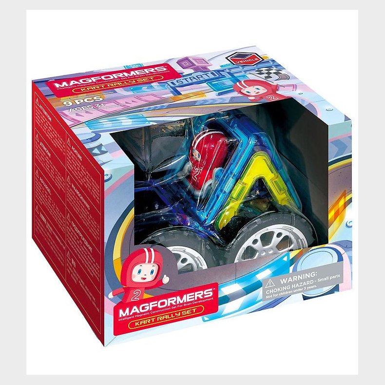 Magformers Magnetst - 9 stk - Kart Rally