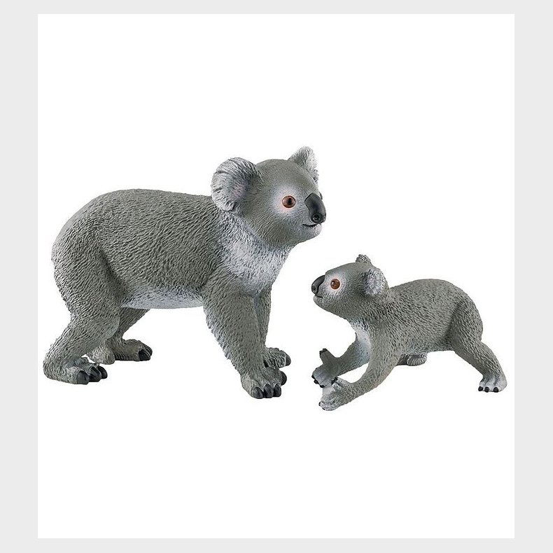 Schleich Wild Life - L: 13,6 cm - Koala Mother and Baby