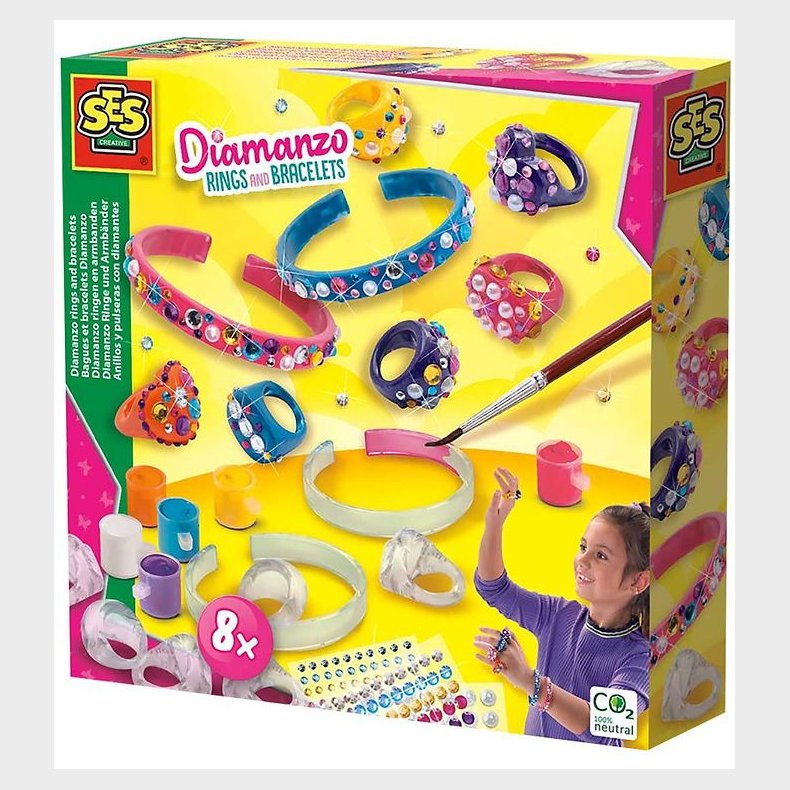 SES Creative Diamantsmykker - Ringe Og Armbnd
