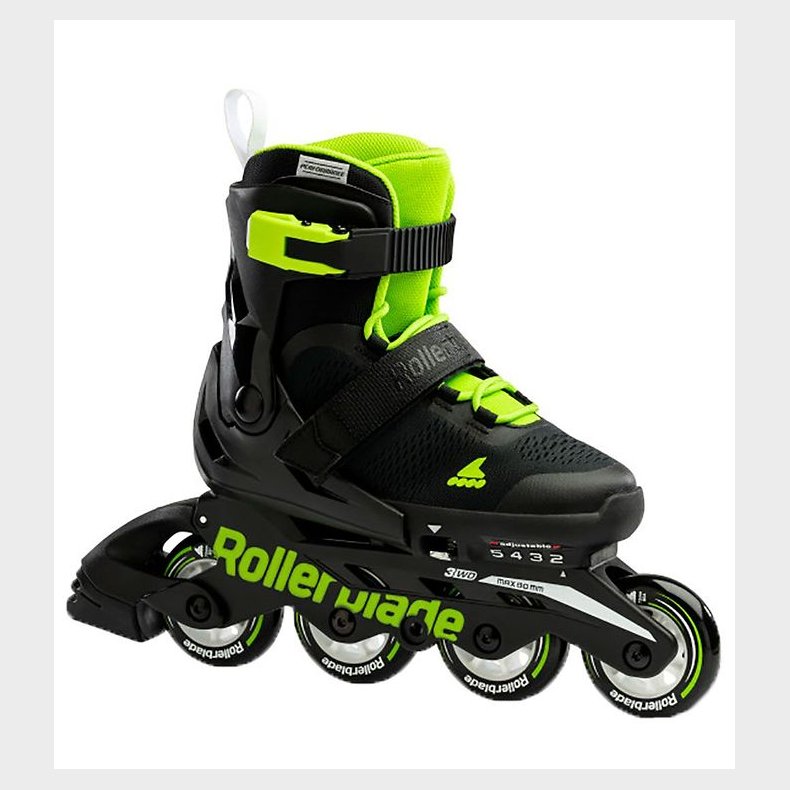 Rollerblade Rulleskjter - Microblade - Sort/Grn