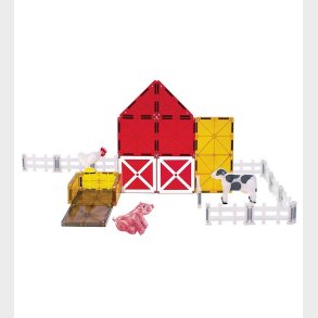 Magna-Tiles Magnetst - 25 Dele - Farm Animals