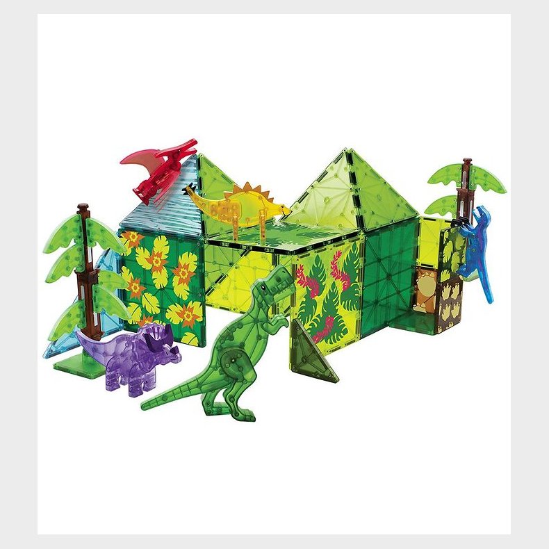 Magna-Tiles Magnetst - 50 Dele - Dino World XL