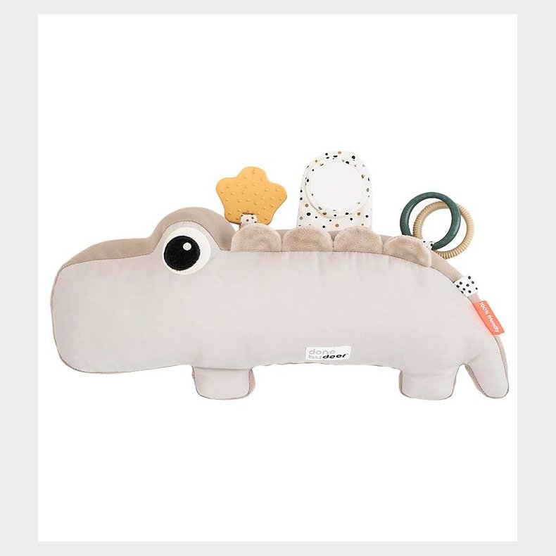 Done By Deer Aktivitetslegetj - Tummy Time Activity Toy Croco