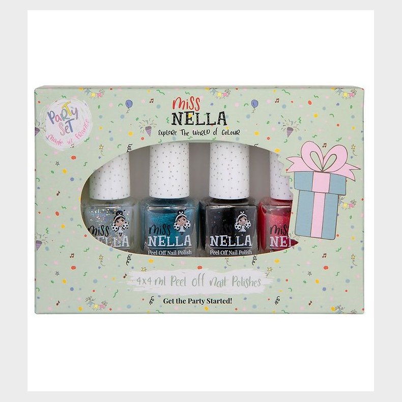 Miss Nella Neglelak - 4-pak - Party Set