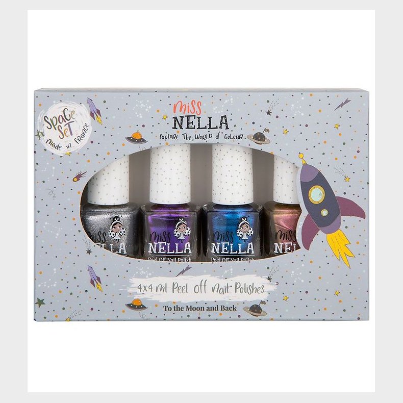 Miss Nella Neglelak - 4-pak - Space Set