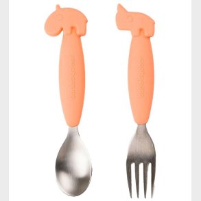 Done By Deer Bestikst - 2-Pak - Coral