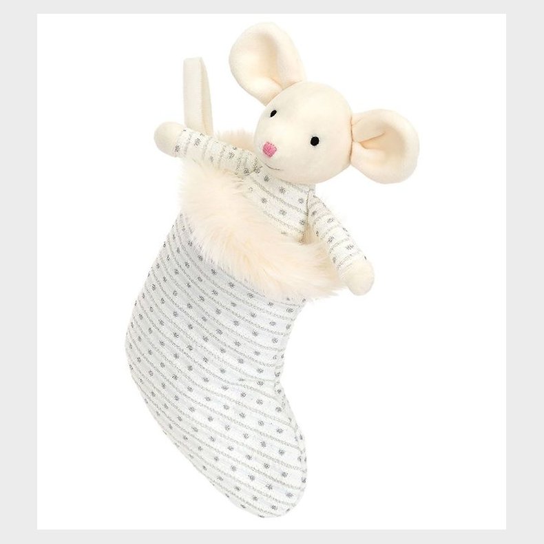 Jellycat Bamse - 20 cm - Shimmer Stocking Mouse