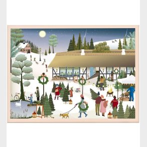 Vissevasse Puslespil - 1000 Brikker - Christmas Tree Farm