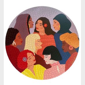 Vissevasse Puslespil - 1000 Brikker - 65x65 cm - We Are One