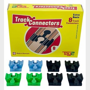 Toy2 Track Connectors - 8 stk. - Basic Connectors