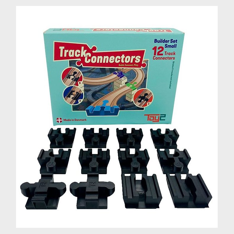 Toy2 Track Connectors - 12 stk. - Builder Set Small
