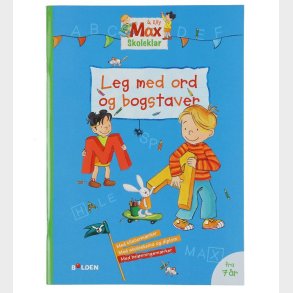 Forlaget Bolden Bog - Max Skoleklar: Leg Med Ord Og Bogstaver -