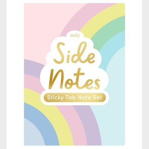Ooly Sticky Notes Bog - Side Notes - Pastel Rainbows