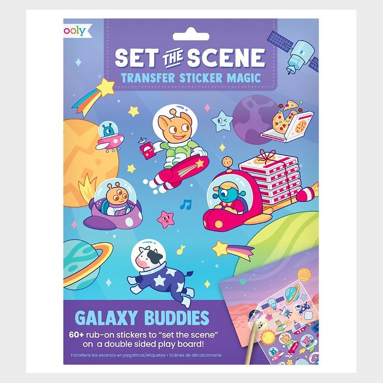 Ooly Klistermrkest - Set The Scene - Galaxy Buddies