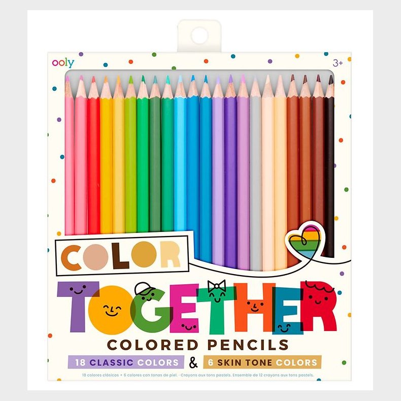 Ooly Farveblyanter - 24 Strk - Color Together Colered Pencils