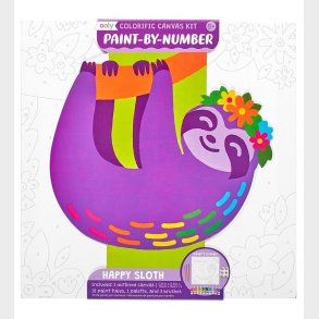 Ooly Paint By Number St - Happy Sloth