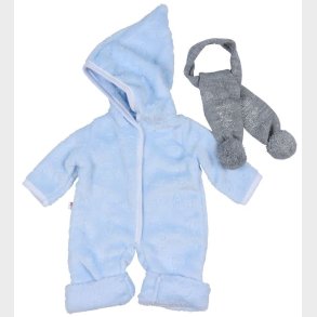 Asi Dukketj - 43 cm - Lysebl