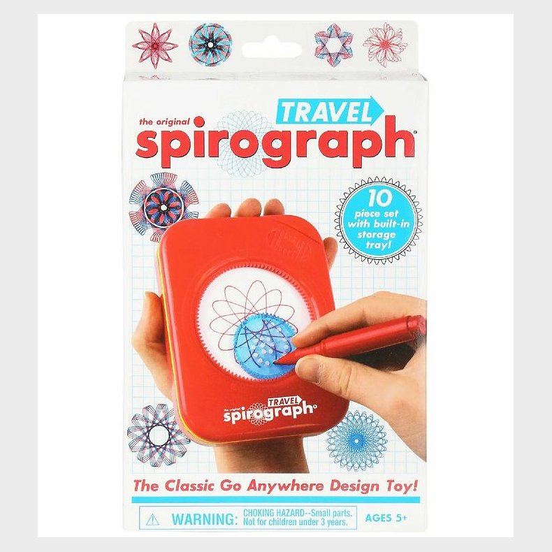 Spirograph Tegnest - 10 Dele - Rejsest