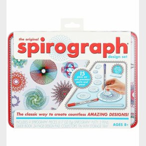 Spirograph Tegnest - 15 Dele - Design Set