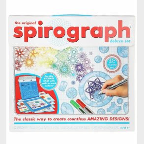 Spirograph Tegnest - 45 dele - Deluxe Set