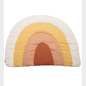 Sebra Strikket Legemadras - Regnbue - 130x85cm - Sunset Rose