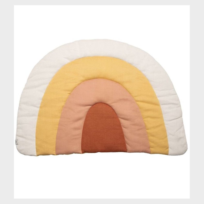 Sebra Strikket Legemadras - Regnbue - 130x85cm - Sunset Rose