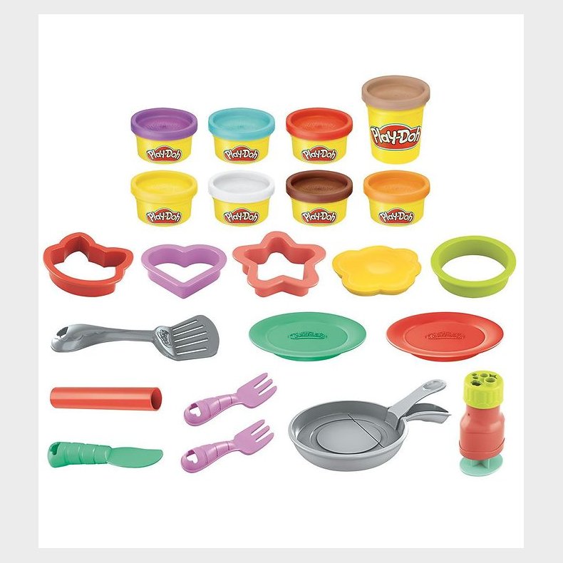 Play-Doh Modellervoks - 255 g - Kitchen Creations - Flip 'N Panc