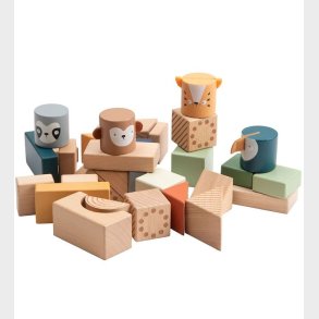 Sebra Byggeklodser - Tr - Wildlife Animals