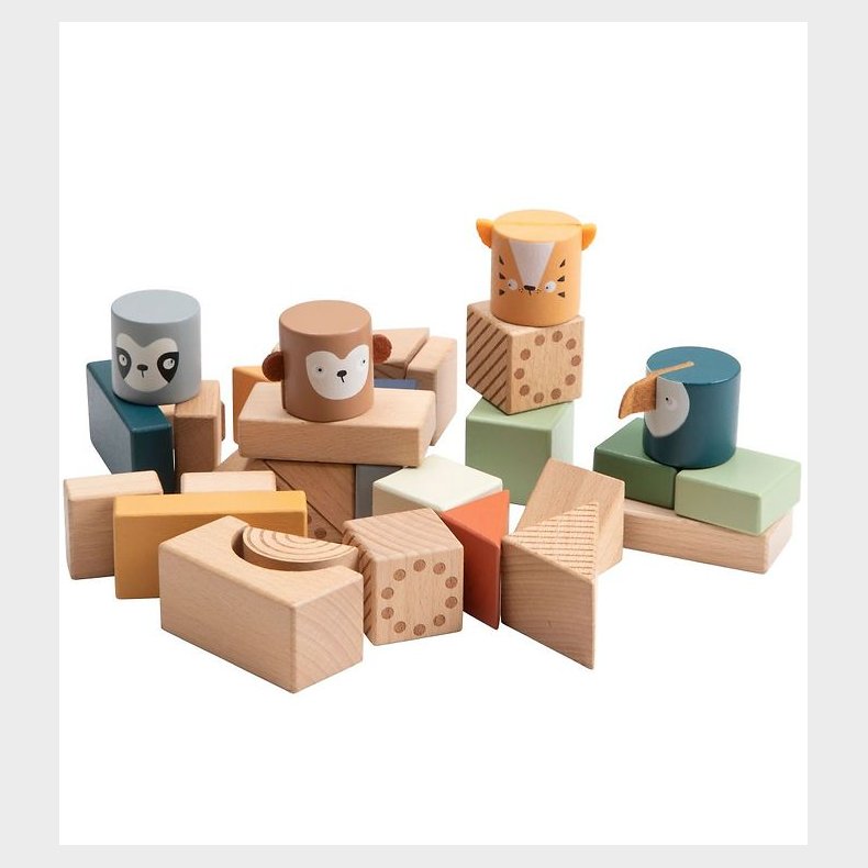 Sebra Byggeklodser - Tr - Wildlife Animals