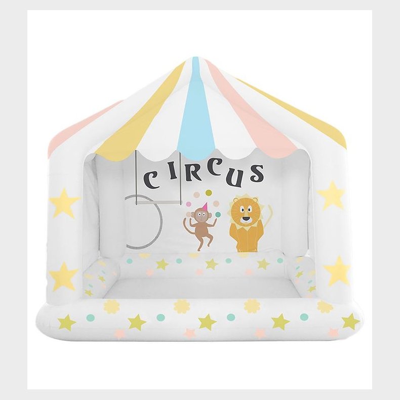SunnyLife Cirkustelt - Chubby Circus Tent - Hvid m. Stjerner
