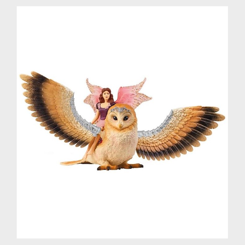 Schleich Bayala - Fairy In Flight On Glam Owl V2