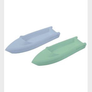 SunnyLife Badelegetj - Bde - 2-pak - Silicone Boats - Bl/Gr