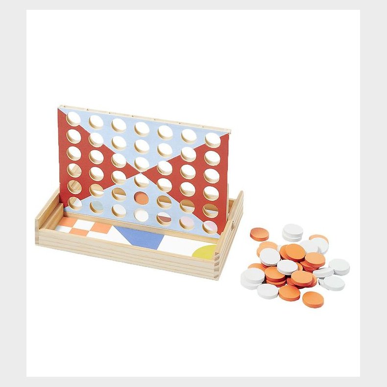 SunnyLife Rejsespil - 4 P Stribe - Tr - Travel 4 In A Row