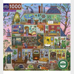 EeBoo Puslespil - 1000 Brikker - 58,5x58,5 cm - The Alchemist's