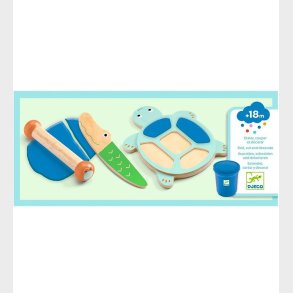 Djeco Modellervoks Med Form - Skildpadde