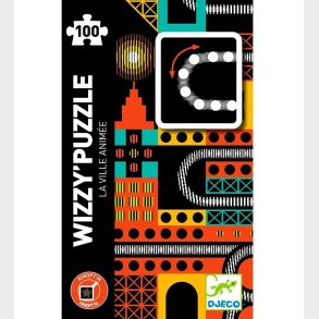 Djeco Puslespil - 100 Brikker - The Lively City