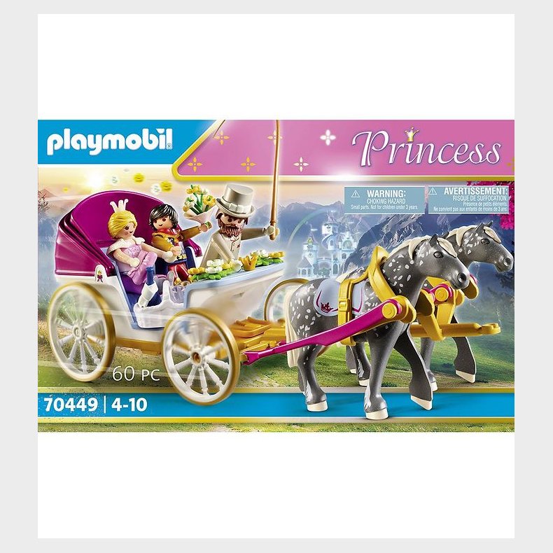 Playmobil Princess - Romantisk Hestevogn - 70449 - 60 Dele