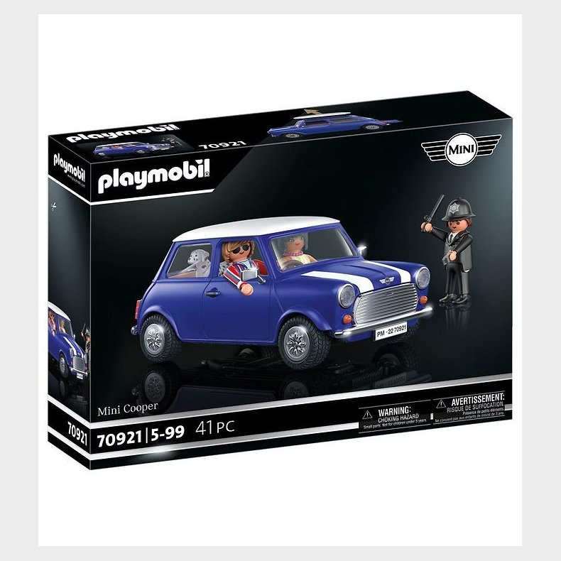 Playmobil - Mini Cooper - Bl - 70921 - 41 Dele