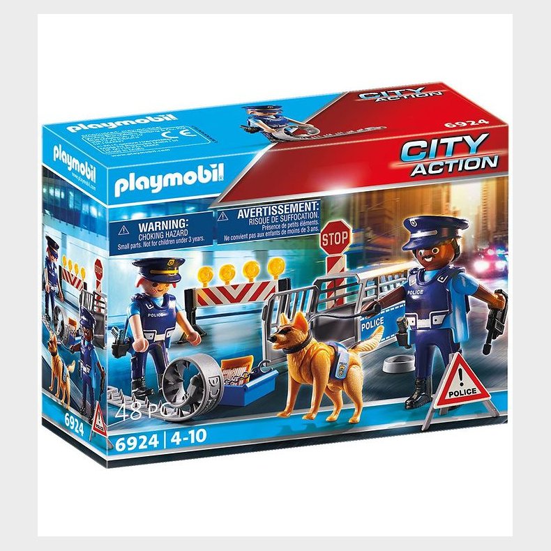 Playmobil City Action - Politivejsprring - 6924 - 48 Dele