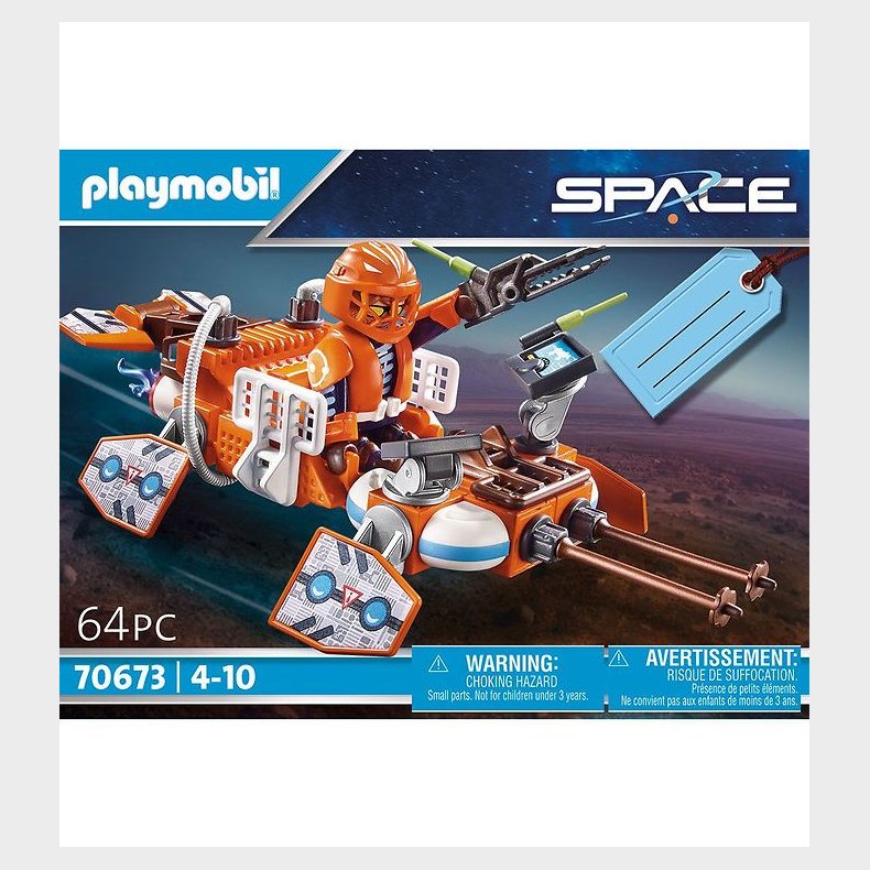 Playmobil Space - Gavest "Space Speeder" - 70673 - 64 Dele