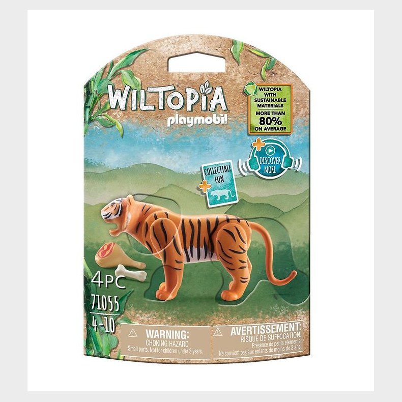 Playmobil Wiltopia - Tiger - 71055 - 4 Dele