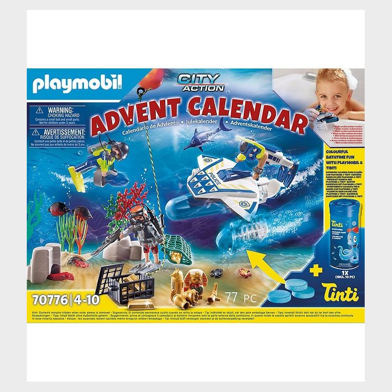 Playmobil City Action/Tinti Julekalender - Badesjov Med Mission